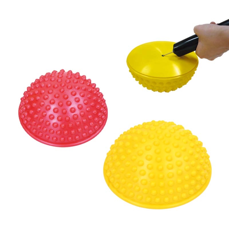 Inflatable stability pod for foot massage and stability training