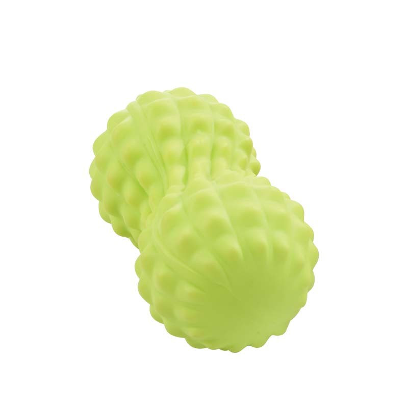 Peanut massage ball with wavy bumps, eco-friendly recycled PVC, OEM/ODM Taiwan supplier for recovery