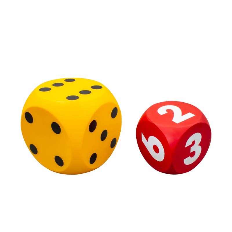 Eco-friendly PU activity dice for therapy, play, and classroom learning