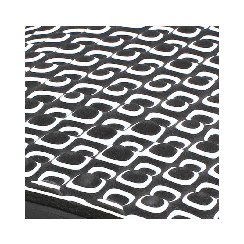 Eco-friendly EVA and ABS reinforced stability pad with textured surface for yoga and therapy