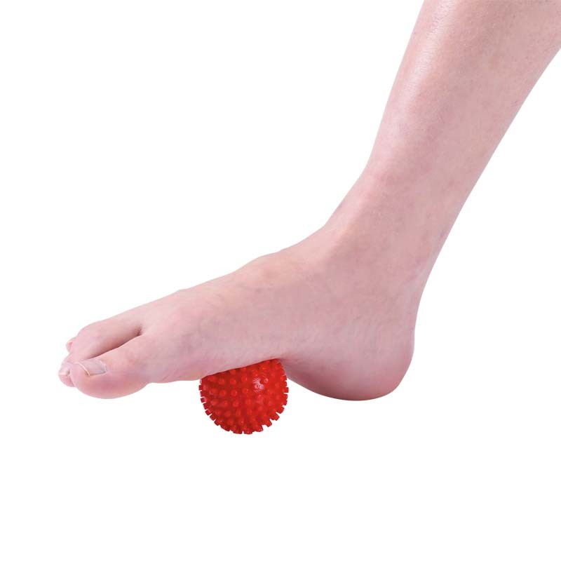 Spiky massage ball made of eco-friendly PVC for fascia release and deep tissue acupressure