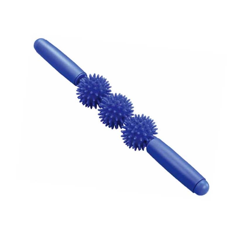 Taiwan OEM/ODM triple spiky massage ball stick with custom logo and color options