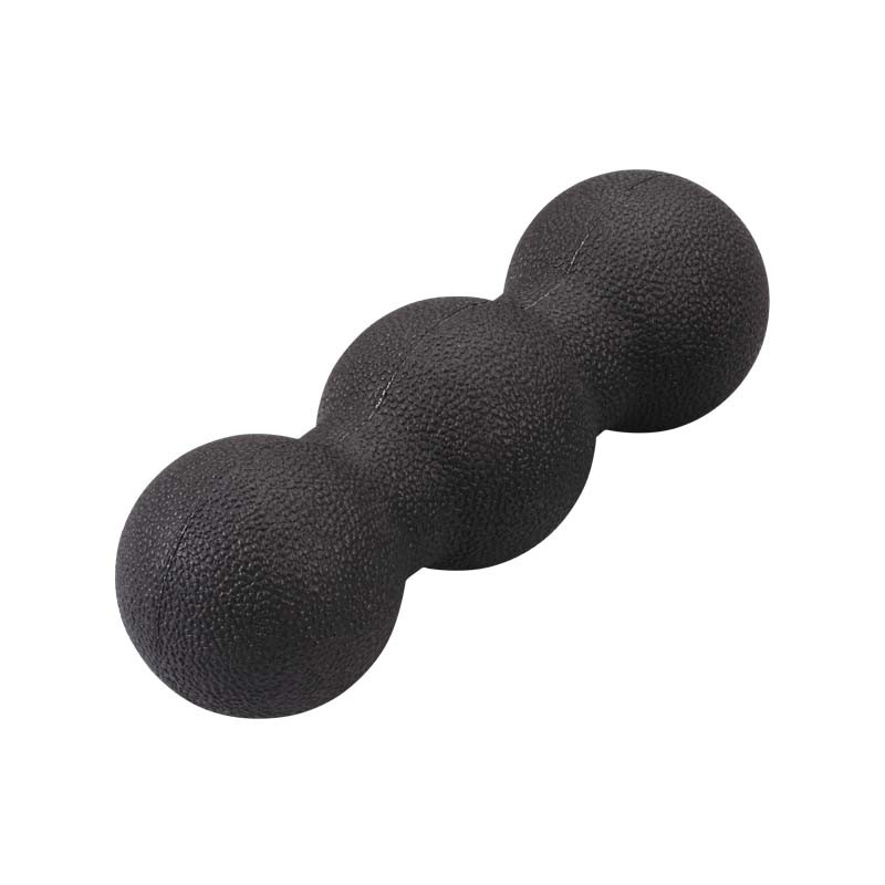 Peanut massage ball with ergonomic groove design for fascia release and deep tissue therapy