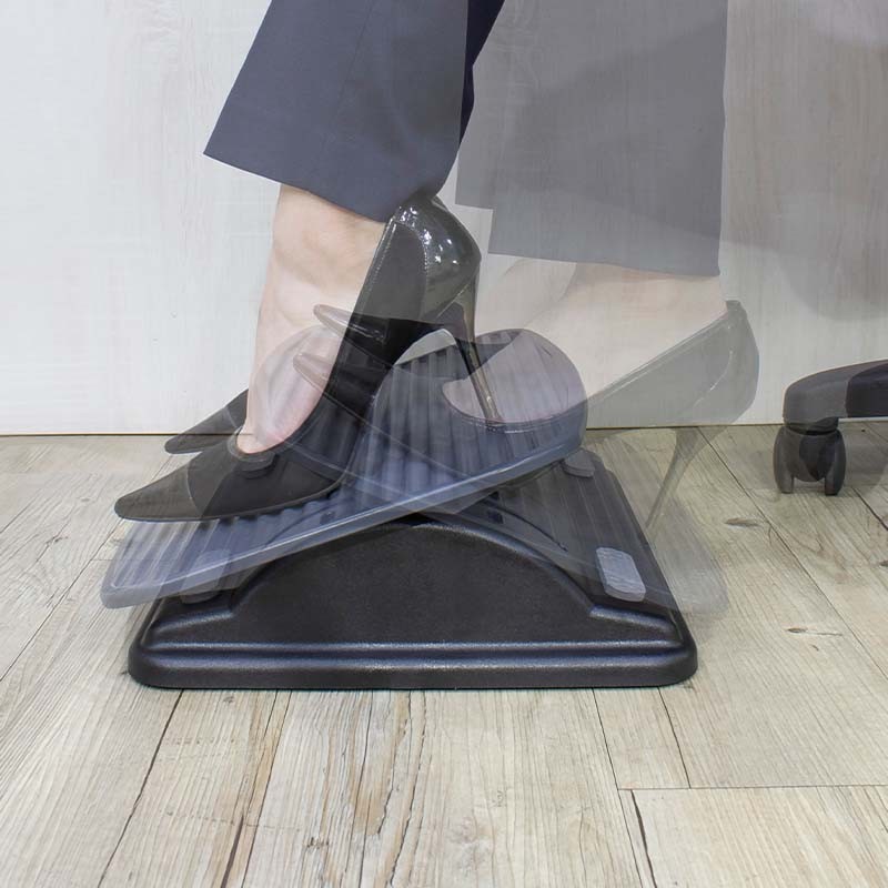 Ergonomic adjustable footrest board by Reysports for office & home comfort | Taiwan OEM manufacturer