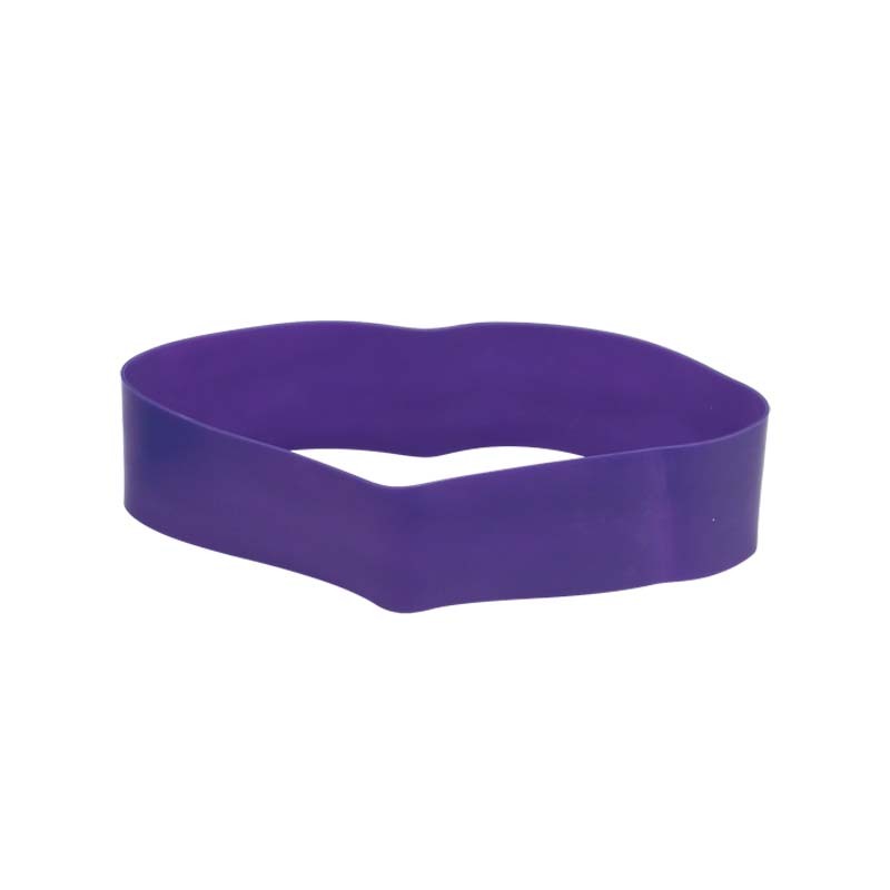 Mini loop latex exercise band in multiple resistance levels