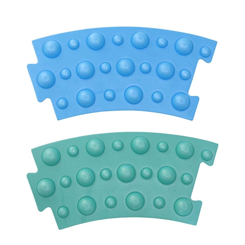 Round sensory tactile path with 10 EVA floor tiles for kids’ therapy and play