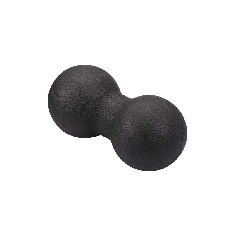 Peanut massage ball with ergonomic groove design for fascia release and deep tissue therapy