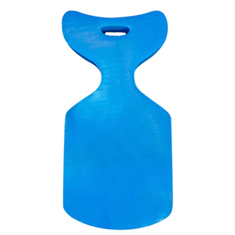 Vinyl-coated NBR saddle pool float with smooth texture surface, REACH certified Made in Taiwan.