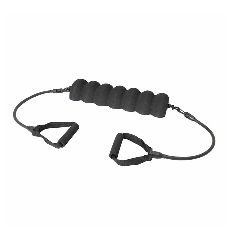 Reysports resistance tube exerciser with EVA foam handle and optional grip styles