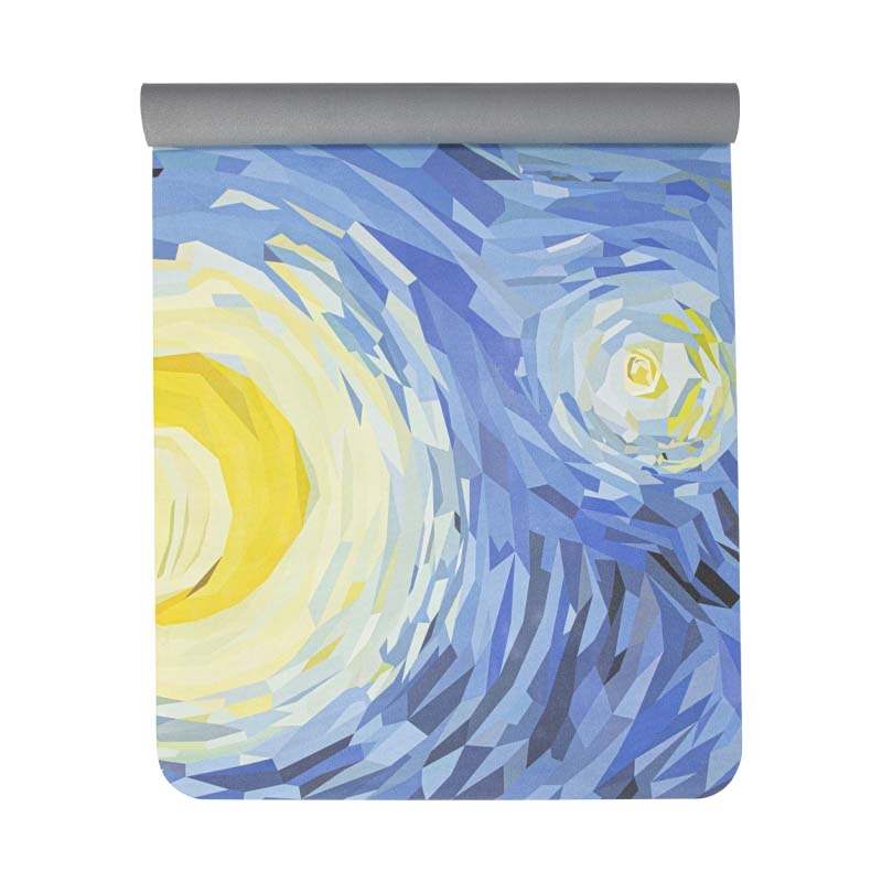 Foldable Microfiber Rubber Yoga Mat – Ultra-Light, Anti-Slip, and Perfect for Sweaty Sessions