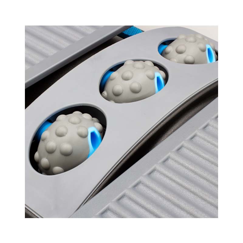 Reysports ergonomic adjustable footrest with massage rollers for comfort and circulation | Taiwan OEM manufacturer