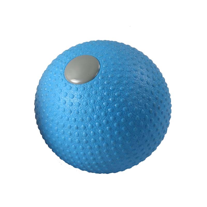 Weighted yoga and Pilates ball in custom Pantone color for resistance training