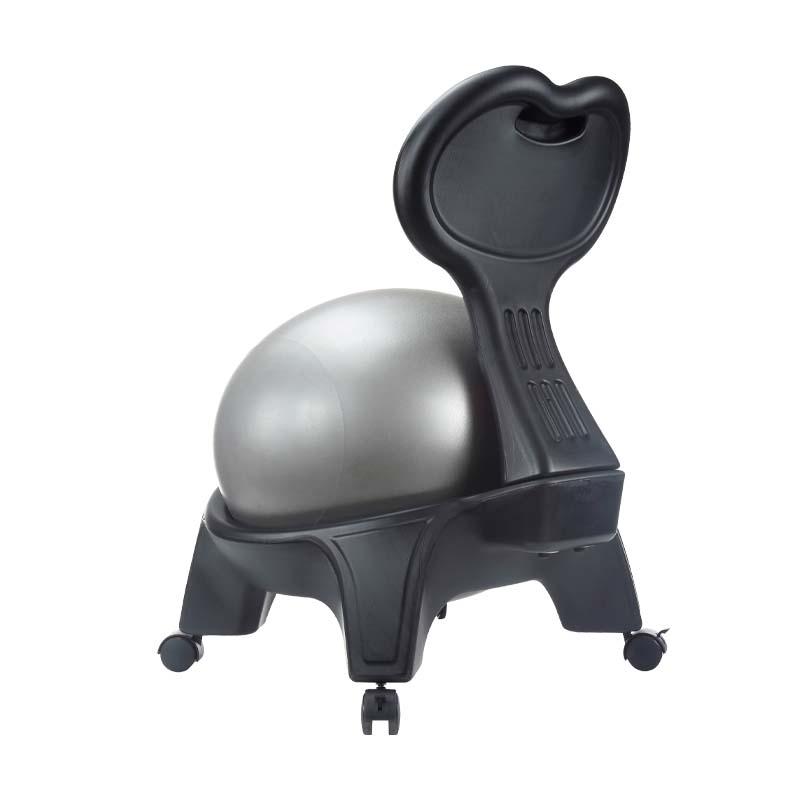 Custom gym ball chair for office and fitness use with pump