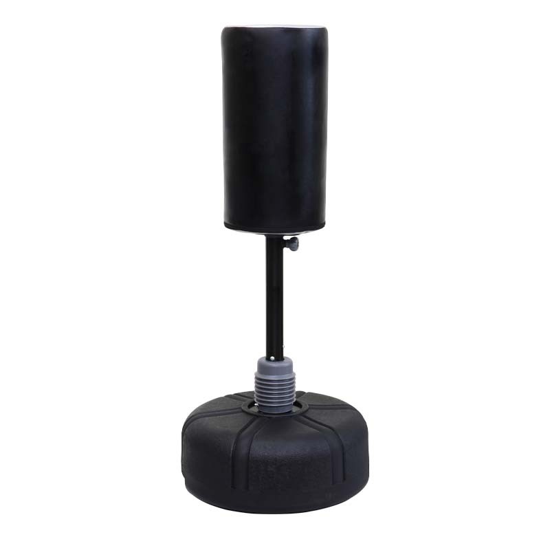 Adjustable freestanding punching bag, six heights for gym training