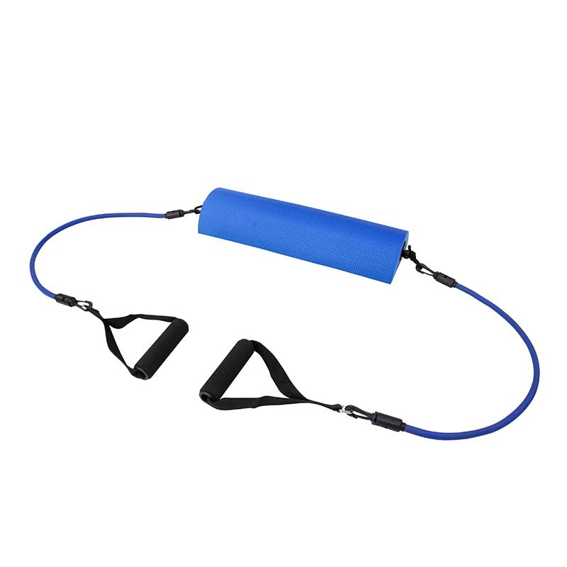 Reysports resistance tube exerciser with EVA foam handle and optional grip styles