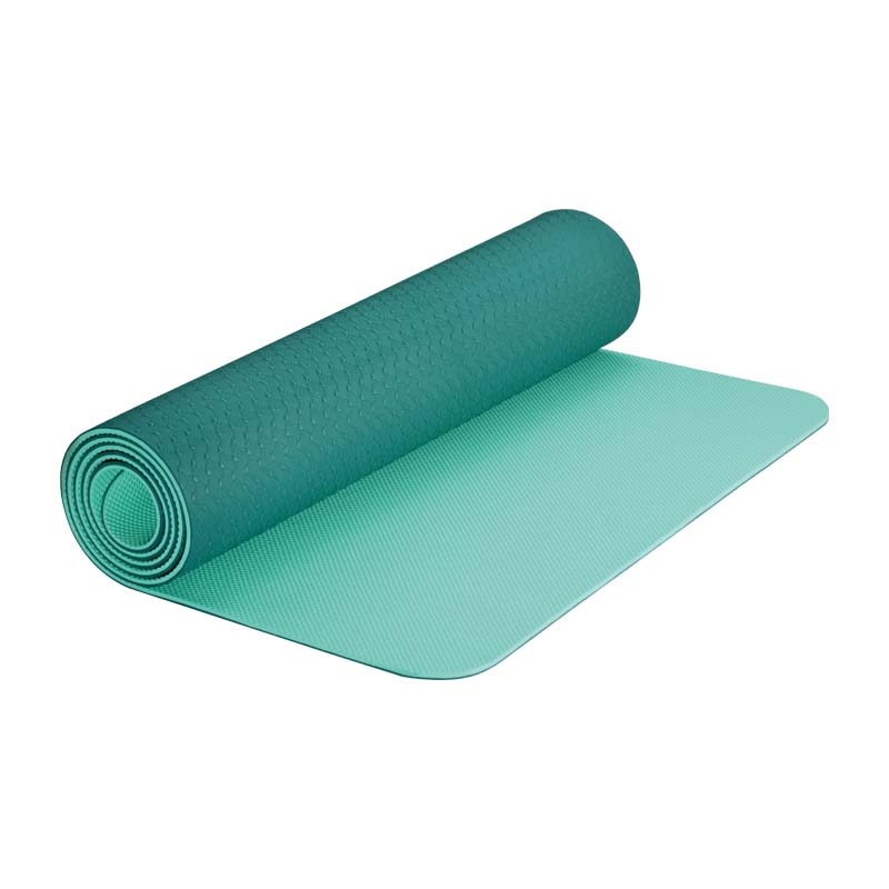 The POE exercise & yoga mat features a 6mm thickness for excellent cushioning and resilience for gym and rehab center.