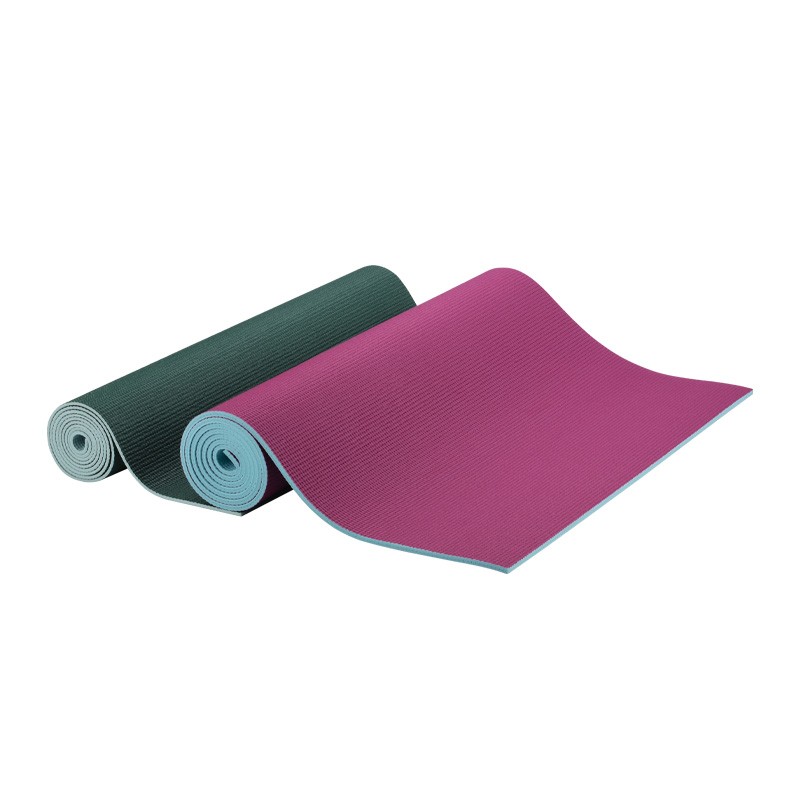 Printed Two tone Eco-Friendly PVC Yoga Mats for Studios & retailers or beginners.